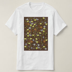 I love Gardening.(dark background version) T-Shirt