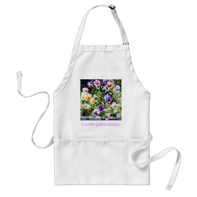 I LOVE GARDENING! GARDEN APRON (Front)