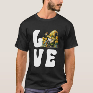 I Love Gardening Gnome Grandpa Graphic For Funny G T-Shirt