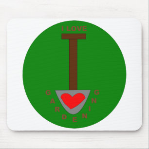 I Love Gardening Mousepad