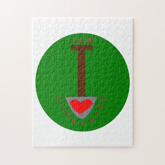 I Love Gardening Puzzle (Vertical)