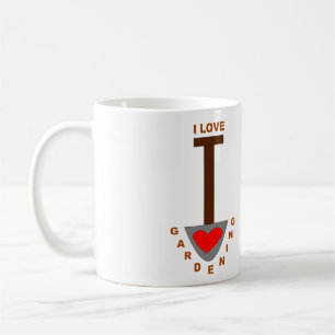 I Love Gardening Spade Mug