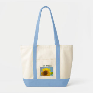 I Love Gardening! Sunflower Floral Tote bags
