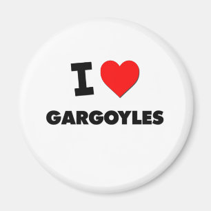 I Love Gargoyles Magnet