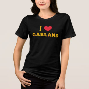 i love Garland,Texas Tri-Blend Shirt