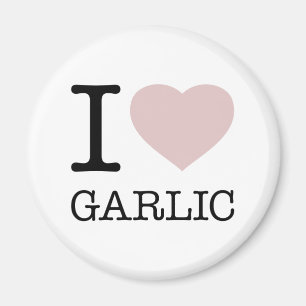 I LOVE GARLIC MAGNET