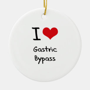 I Love Gastric Bypass Ceramic Tree Decoration