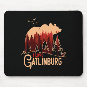 I Love Gatlinburg Tennessee Mouse Pad