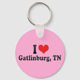 I Love Gatlinburg, TN Key Ring