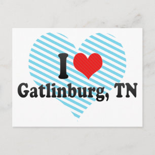 I Love Gatlinburg, TN Postcard