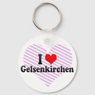 I Love Gelsenkirchen, Germany Key Ring