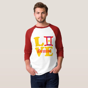 ♊★😍I Love Gemini-Best-Zodiac Classic Baseball T-Shirt