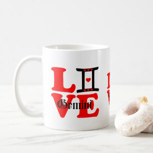 ♊★😍I Love Gemini-Best-Zodiac Sign Classic Coffee Coffee Mug