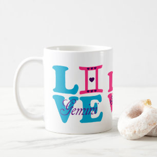 ♊★😍I Love Gemini-Best-Zodiac Sign Classic Coffee Mug