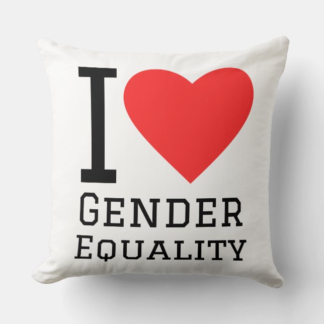 I love gender equality cushion (Front)