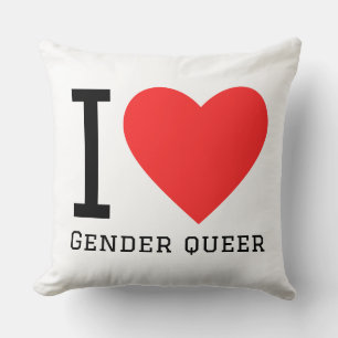 I love gender queer cushion