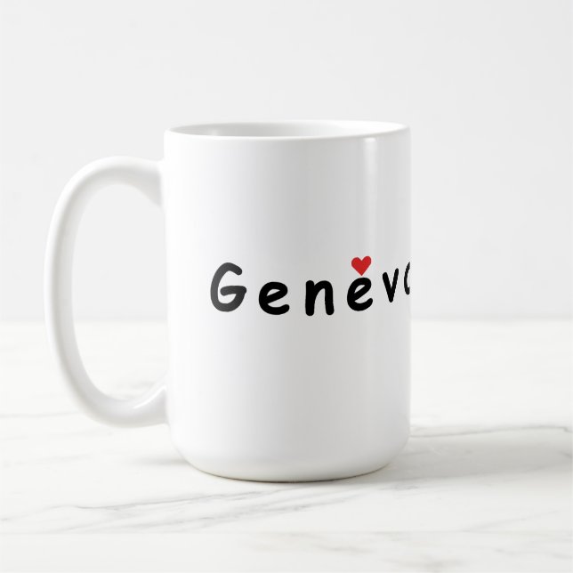 I love Geneva Coffee Mug (Left)