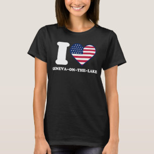 I love Geneva on the Lake I heart Geneva on the La T-Shirt