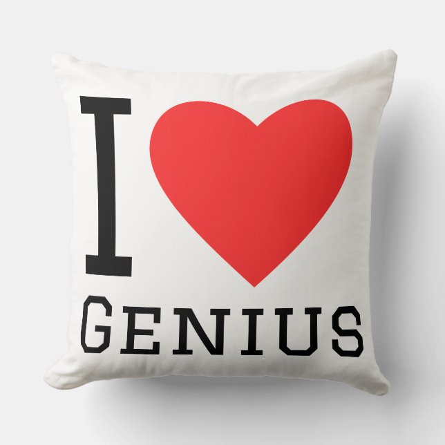 I love genius cushion (Front)