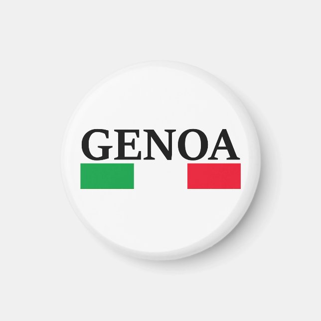 I love Genoa Magnet (Front)