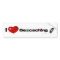 I Love Geocaching bumper sticker