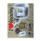 I Love Geocaching postcard: Open Cache