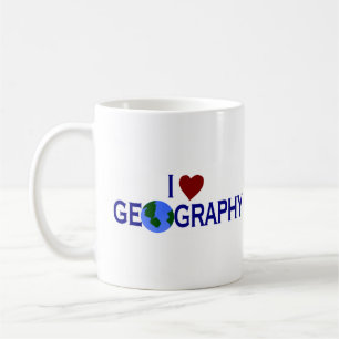 I Love Geography Coffee Mug