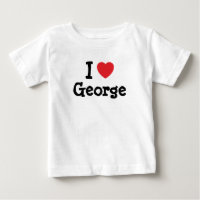 I love George heart T-Shirt