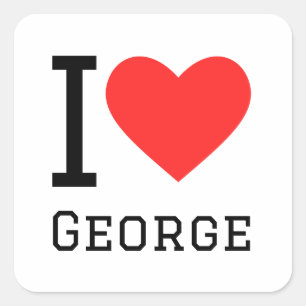 I love george square sticker