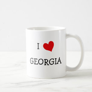 I Love Georgia Coffee Mug