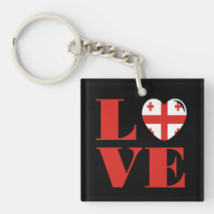 I love Georgia Key Ring