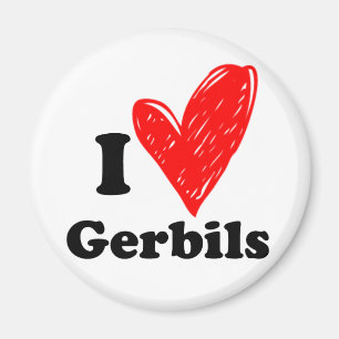 I love Gerbils Magnet