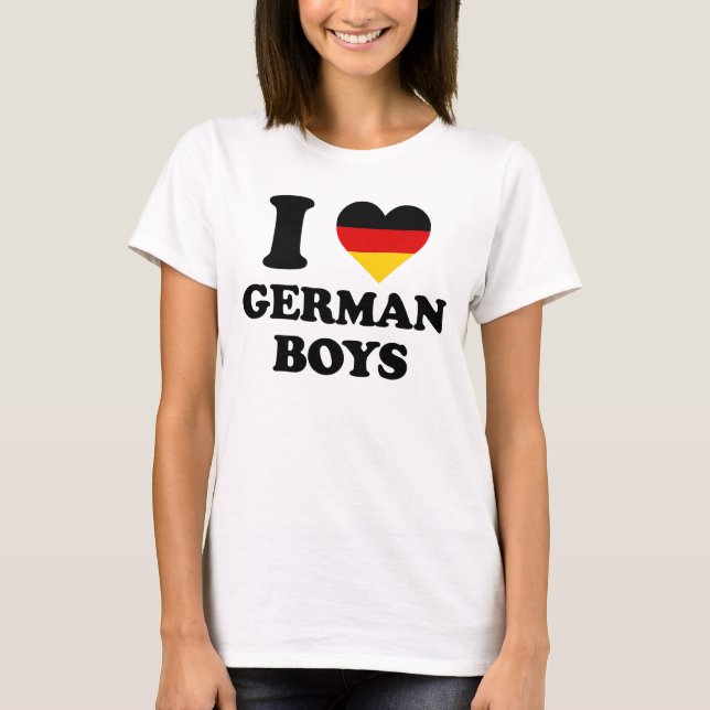 I love German Boys T-Shirt (Front)
