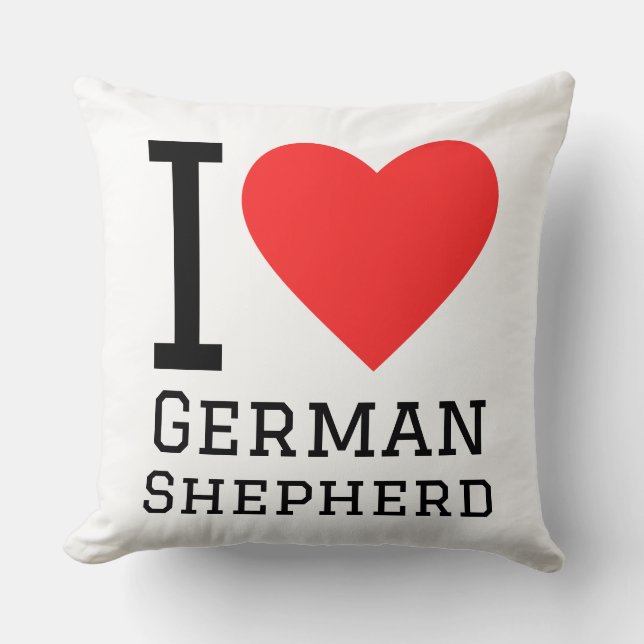 I love German shepherd  Cushion (Front)