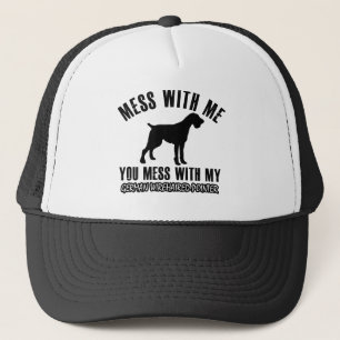 I love GERMAN WIREHAIRED POINTER Trucker Hat