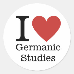 I ❤️ Love Germanic Studies STICKER