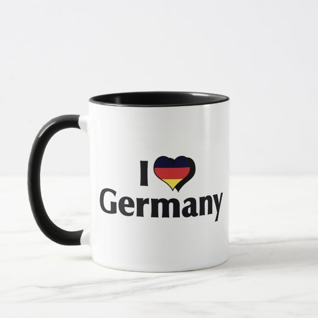 I Love Germany Flag Mug (Left)