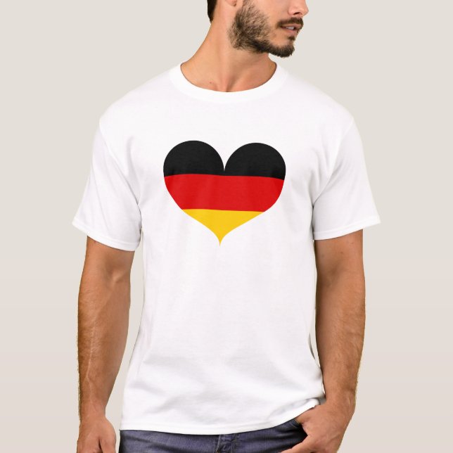 I Love Germany Flag T-Shirt (Front)