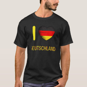 I Love Germany, My Home Country, Heart Germany T-Shirt