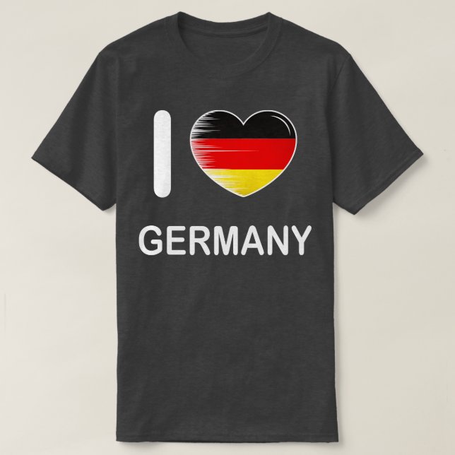 I Love Germany My Home My Country 11 T-Shirt (Design Front)