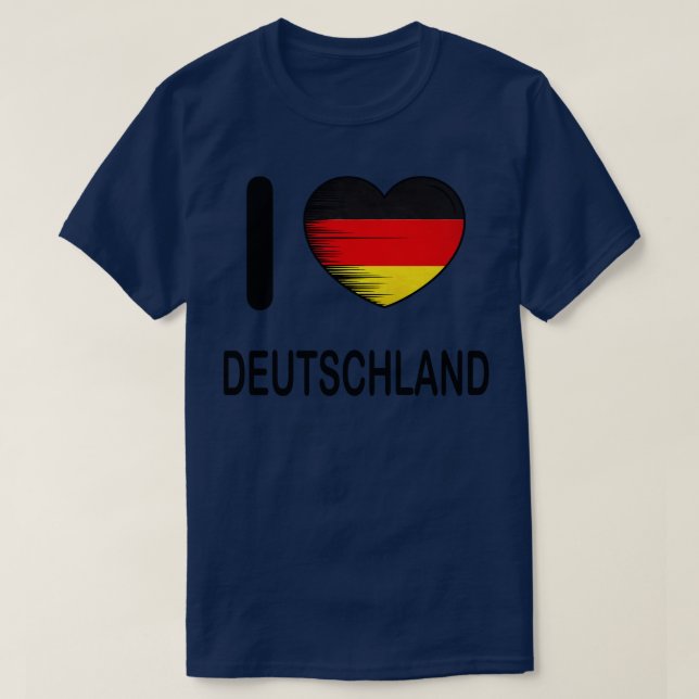 I Love Germany My Home My Country 1 T-Shirt (Design Front)