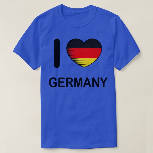 I Love Germany My Home My Country 2 T-Shirt (Design Front)