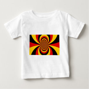 I Love Germany National Flag Colours Art Print Baby T-Shirt