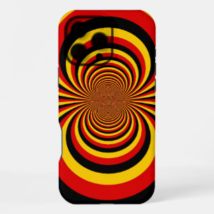 I Love Germany National Flag Colours Art Print iPhone 16 Pro Max Case