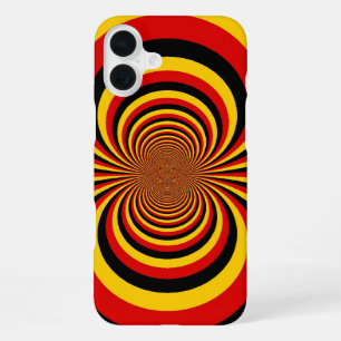 I Love Germany National Flag Colours Art Print iPhone Case