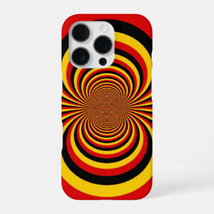 I Love Germany National Flag Colours Art Print iPhone Case