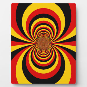 I Love Germany National Flag Colours Art Print Plaque