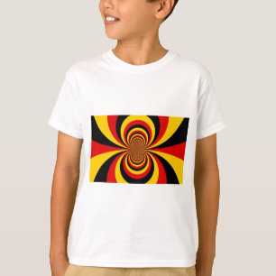 I Love Germany National Flag Colours Art Print T-Shirt