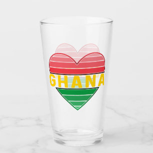 I Love Ghana, Ghanaian Heart Glass