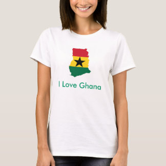 I Love Ghana ladies T-shirt